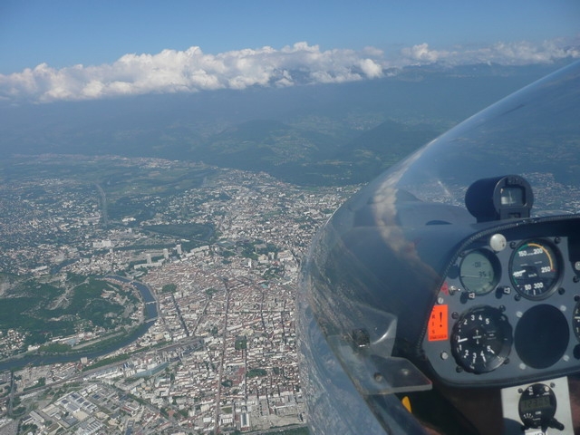 Grenoble visto do planador 